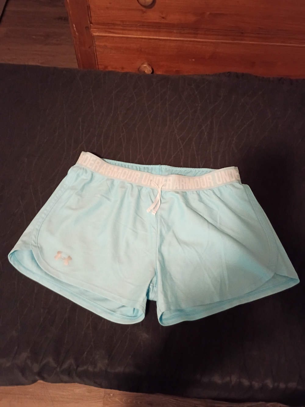 Under Armour Women's Light Blue Performance Shorts